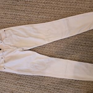 Free People White Slim Jeans